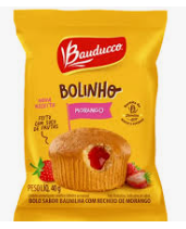 Bolinho Bauducco Sabor Baunilha com Recheio de Morango 40g
