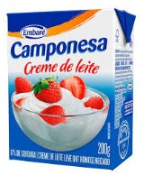 CREME DE LEITE CAMPONESA 200G