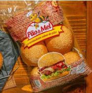 PÃO HAMBÚRGUER ARTESANAL- PÃO E MEL 400G